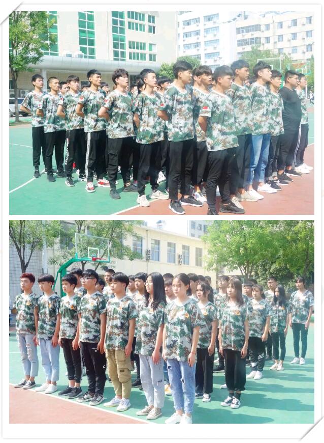 北大青鳥鄭州翔天信鴿啟蒙星軍訓匯演