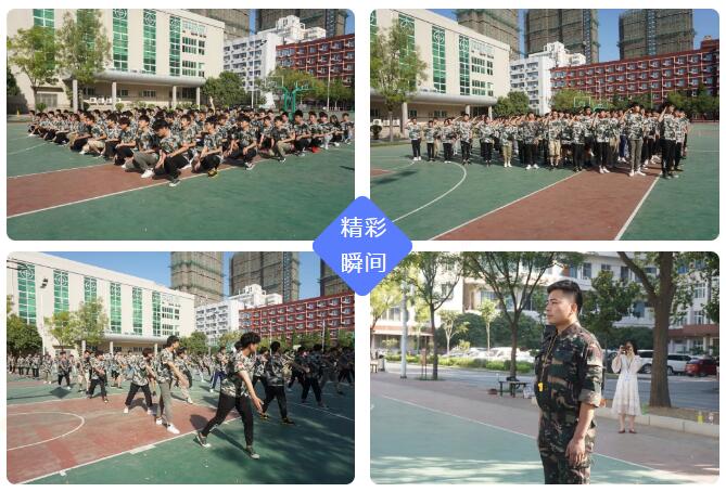 鄭州北大青鳥(niǎo)翔天信鴿軍訓(xùn)匯演書(shū)寫(xiě)迷彩青春