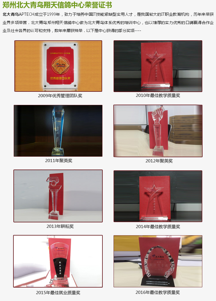 鄭州北大青鳥翔天信鴿電腦學校環境怎么樣?